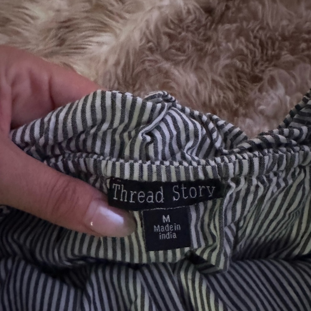 Thread Story Striped Ruffle Romper - Picture 5 of 5